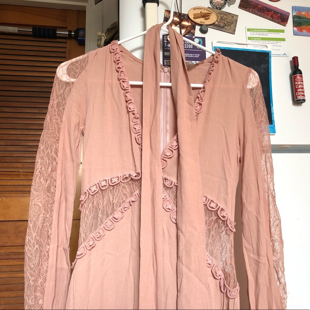 For Love and Lemons Lilou Midi Dress Sz S FL&L EUC - Picture 8 of 16